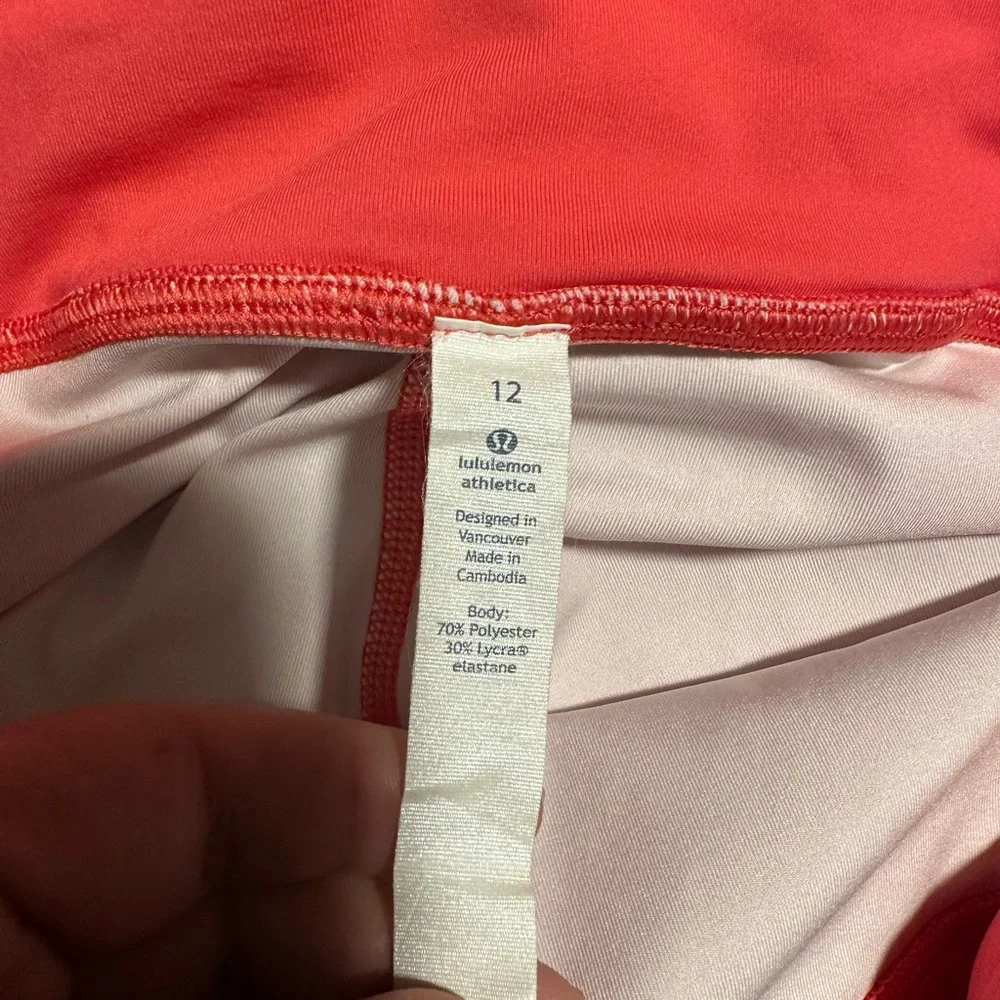 LULULEMON Sun‎ Runner Crop Leggings Size 12